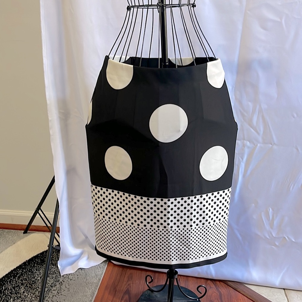 Black and white skirt